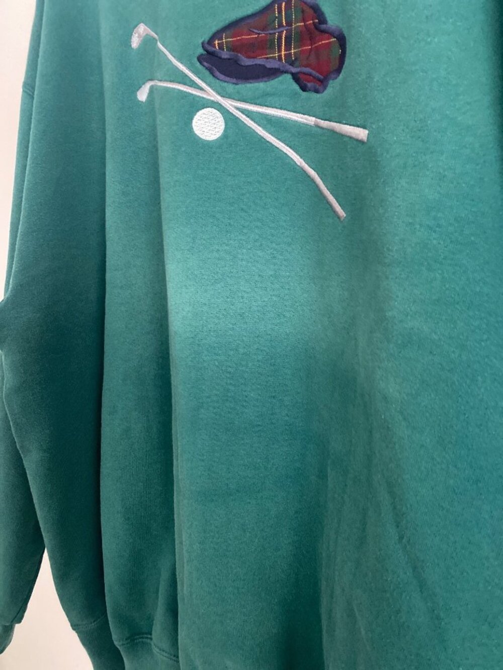Vintage Golf Sweatshirt Green Pullover Size Men's XL - Picture 7 of 7